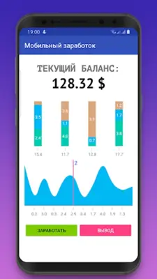 Мобильный заработок на кликах android App screenshot 1